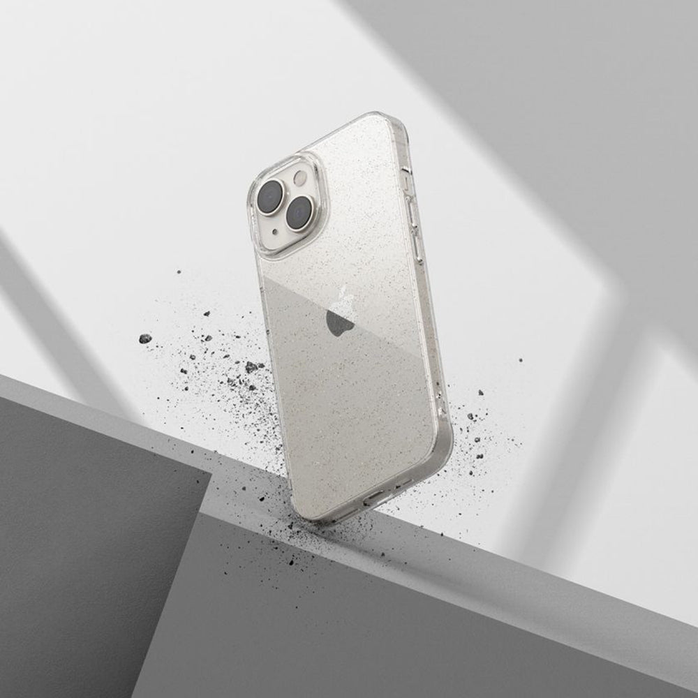 Coque pour Apple iPhone 18 Pro Max / 17 Pro Max, Techsuit, SparkleSkin, Transparente