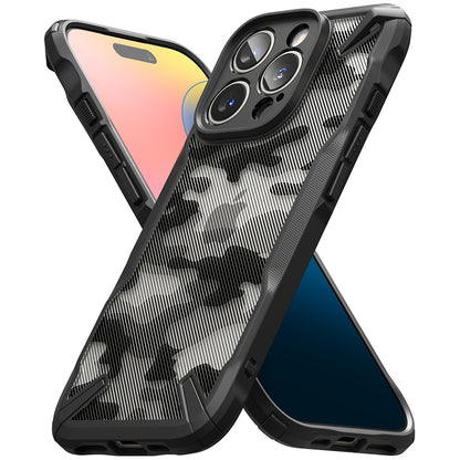 Coque pour Apple iPhone 16 Pro, Ringke, Fusion X Camo, Noir 