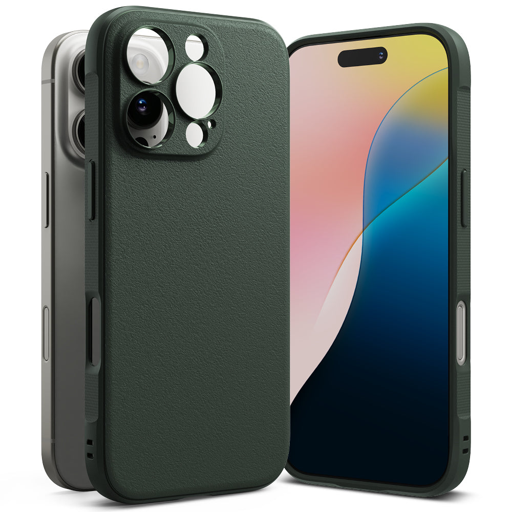 Coque pour Apple iPhone 16 Pro, Ringke, Onyx, Vert 