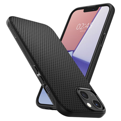 Coque pour Apple iPhone 13, Spigen, Liquid Air, Noir 