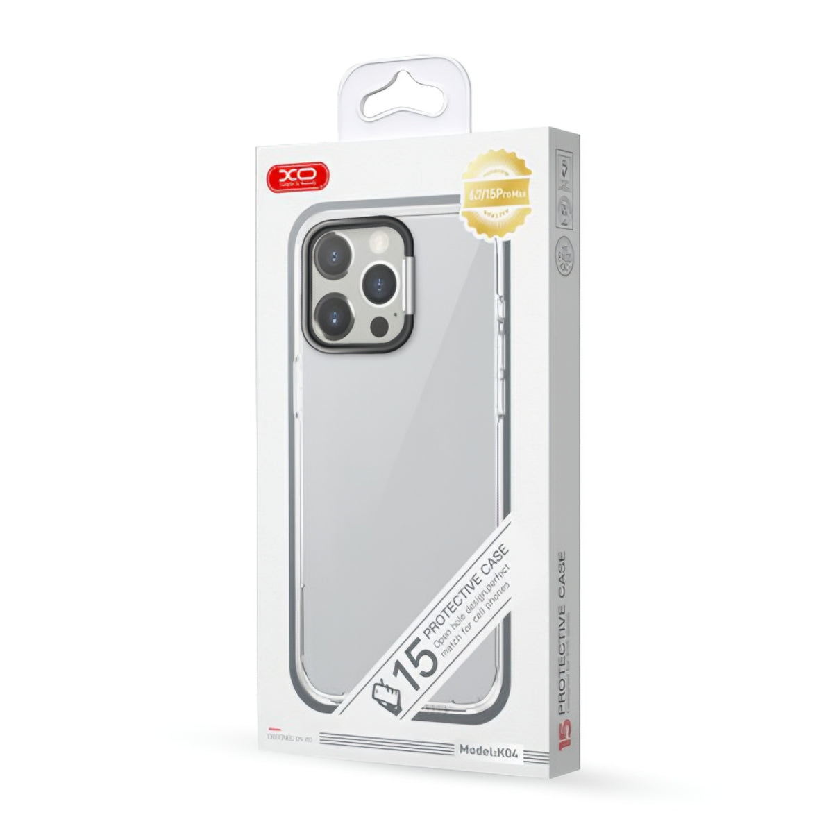 Étui pour Apple iPhone 15 Pro Max, XO Design, Hidden Stand, Noir