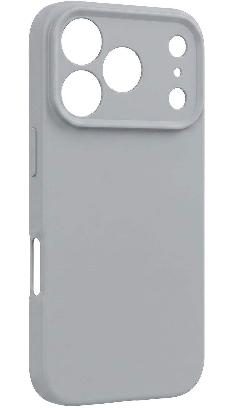 Coque pour Apple iPhone 17 Pro, OEM, Silicone, Gris