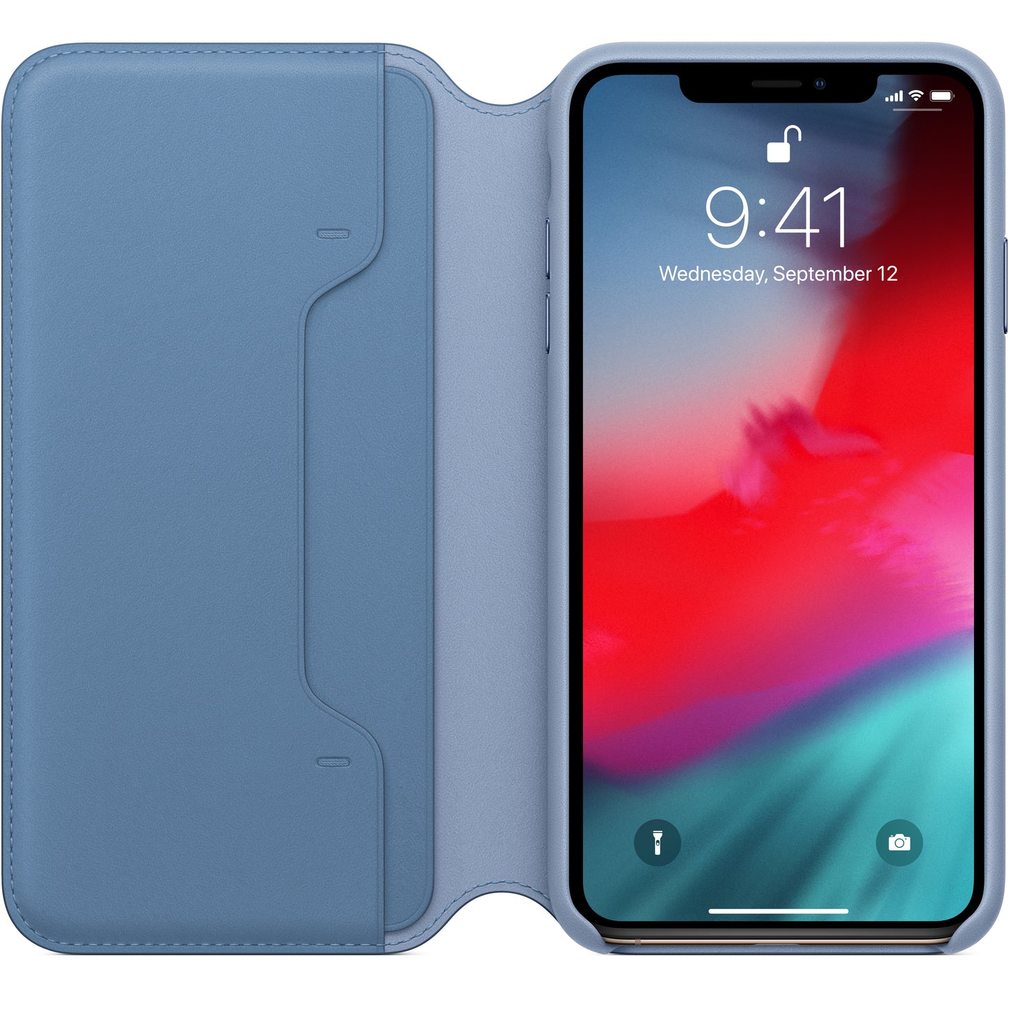 Coque pour Apple iPhone XS Max, Bleu MVFT2ZM/A 