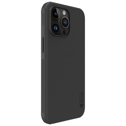 Coque pour Apple iPhone 16, Nillkin, Super Frosted Shield Pro, Noir 