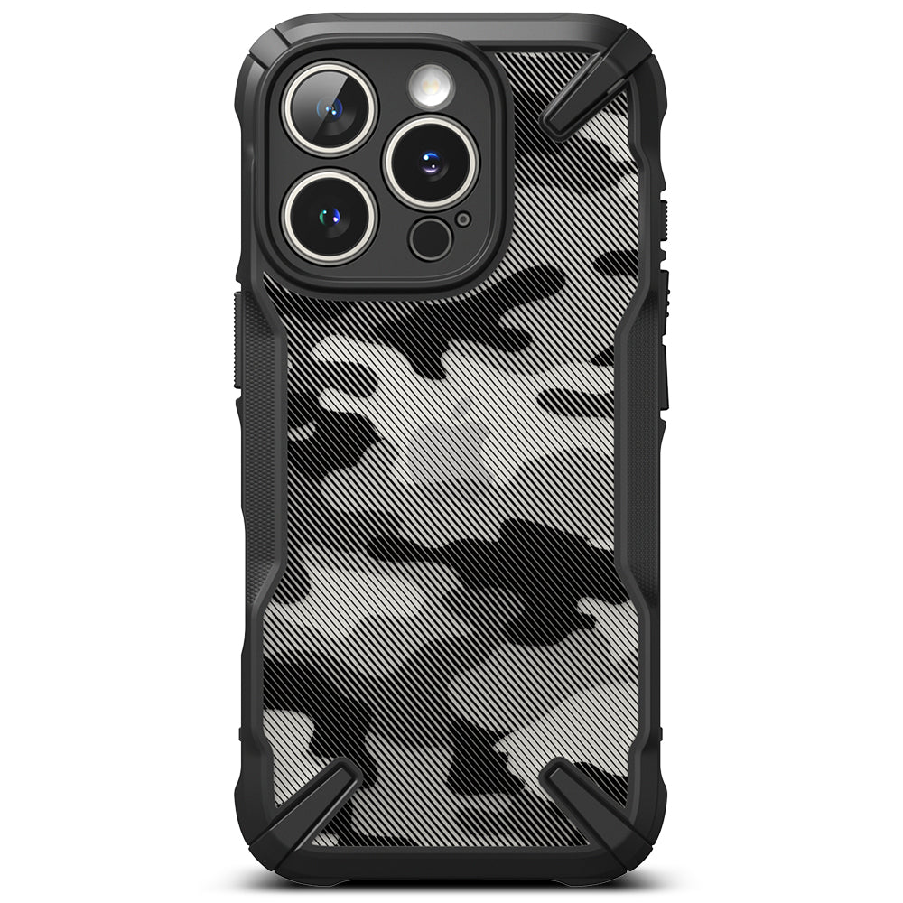 Coque pour Apple iPhone 16 Pro Max, Ringke, Fusion X Camo, Noir 