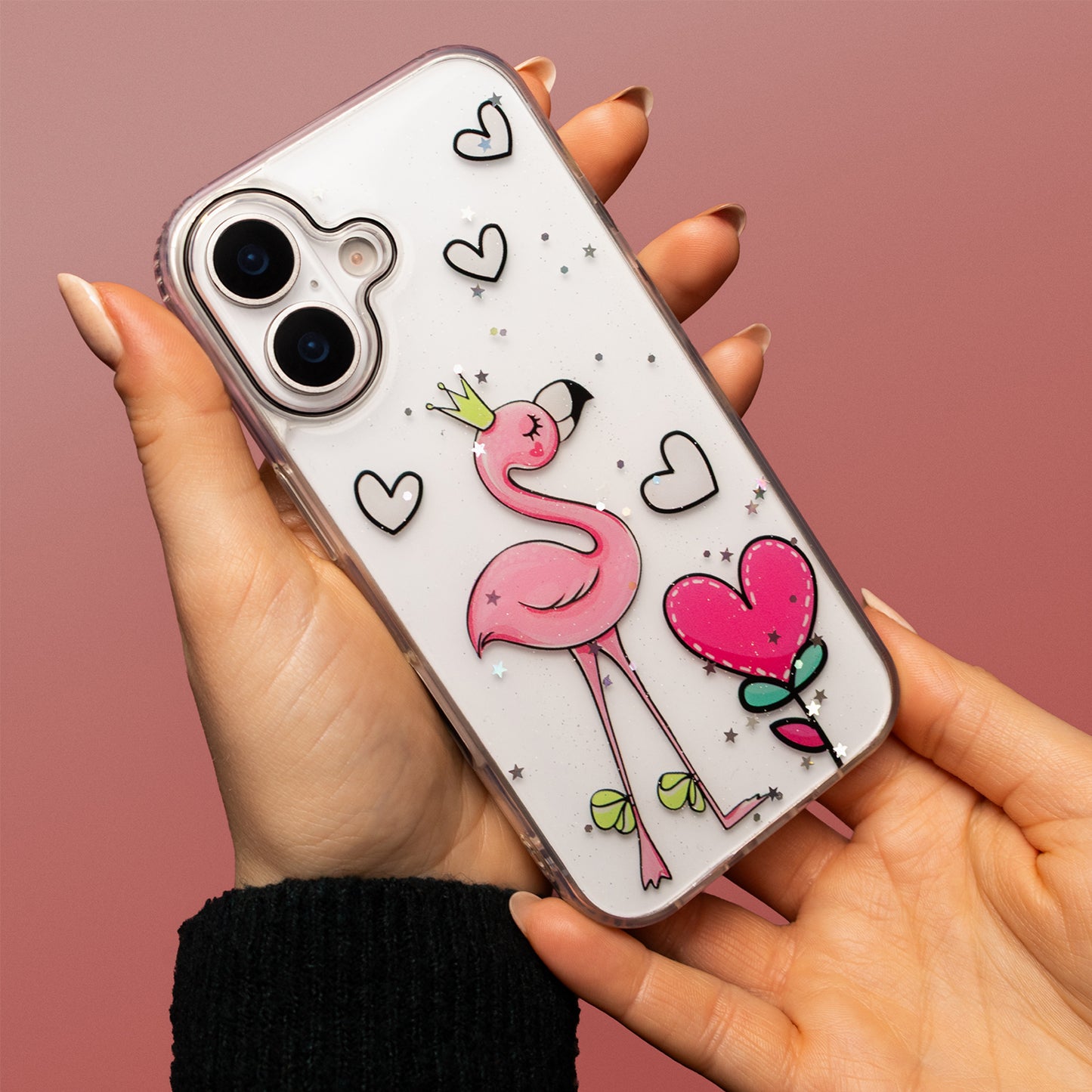 Case for Apple iPhone 16 Pro Max, OEM, Ultra Trendy Love 2, Multicolor
