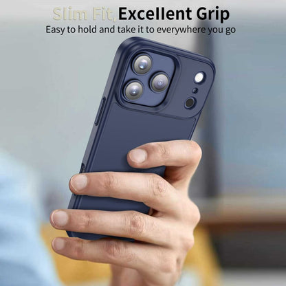 Étui pour Apple iPhone 17 Pro, Tech-Protect, Magmat, Bleu Marine Mat