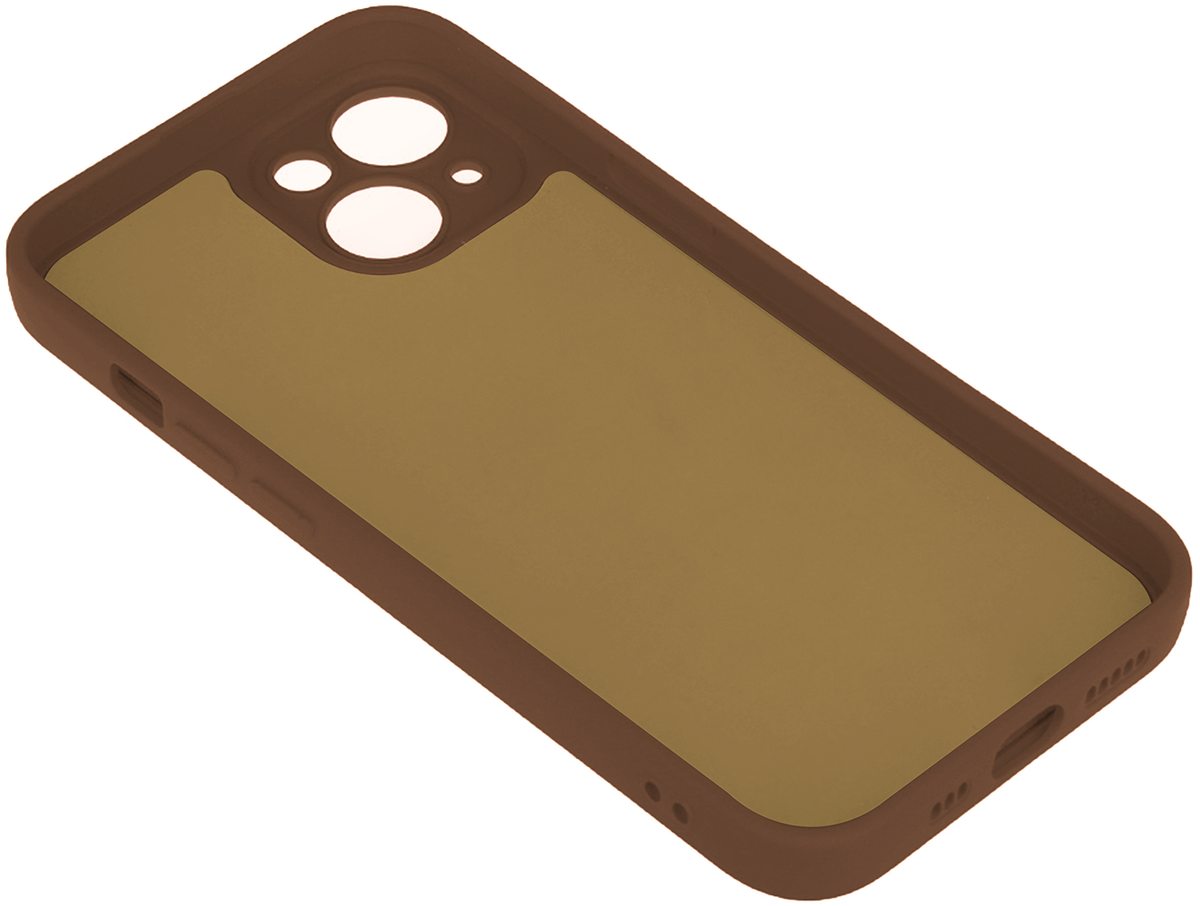 Coque pour Apple iPhone 18 Pro Max / 17 Pro Max, OEM, Silicone, Marron