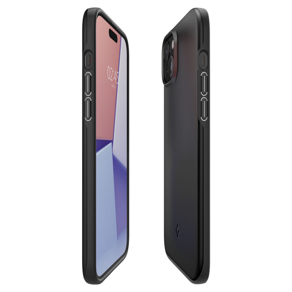 Étui pour Apple iPhone 15, Spigen, Thin Fit, Noir ACS06776