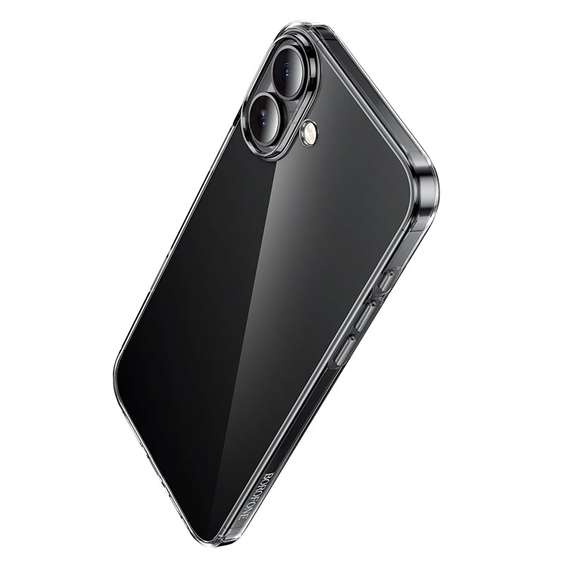 Coque pour Apple iPhone 17, Borofone, BI4 Ice, Transparente
