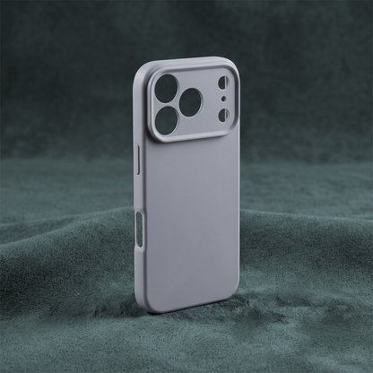 Coque pour Apple iPhone 17 Pro, OEM, Silicone, Gris