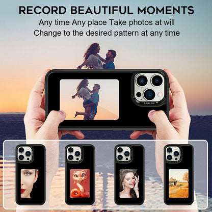 Coque pour Apple iPhone 16 Pro Max, OEM, écran E-Ink personnalisé (4 pouces), noire