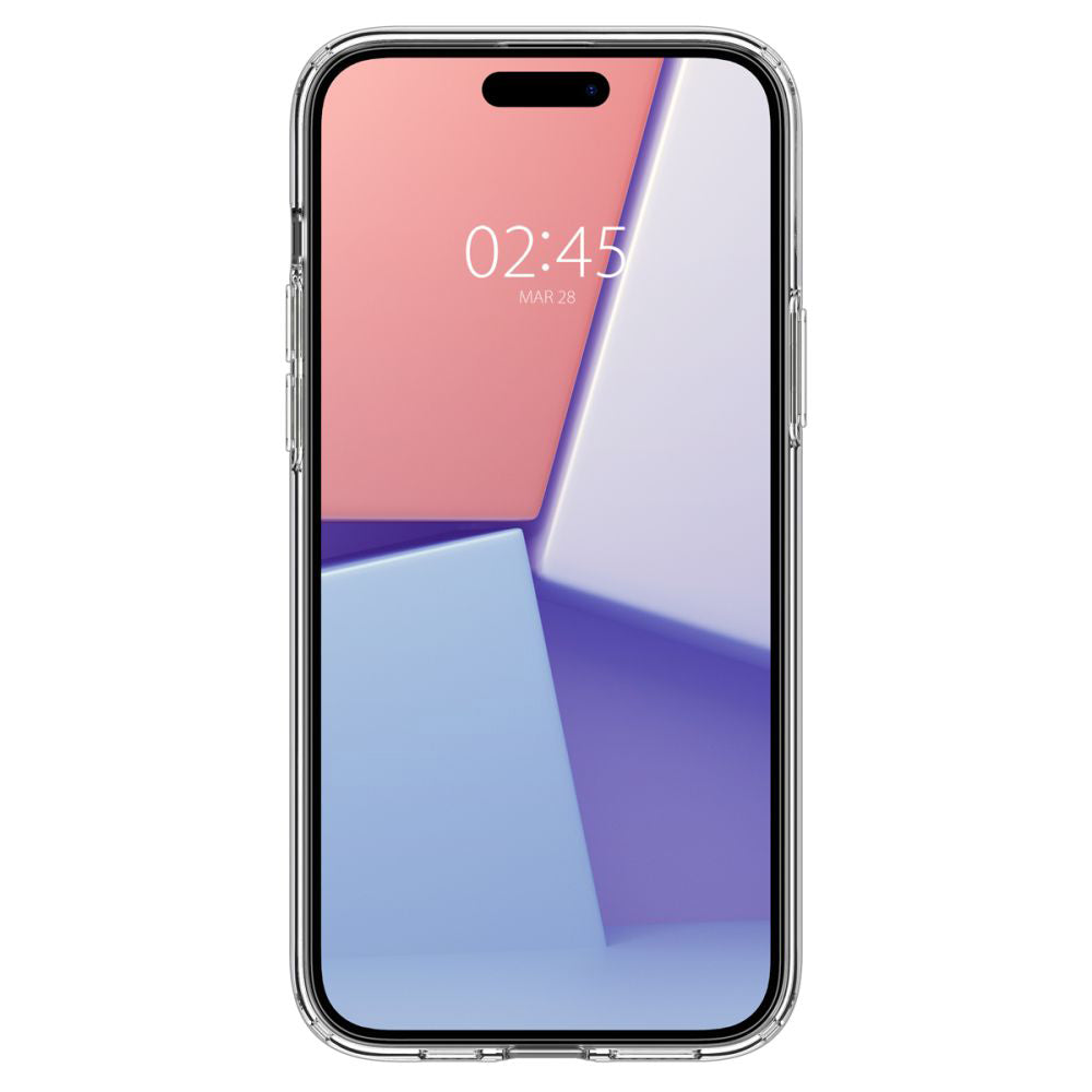 Étui pour Apple iPhone 15, Spigen, Liquid Crystal, Transparent