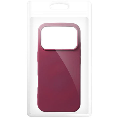 Coque pour Apple iPhone 18 Pro / iPhone 17 Pro, OEM, en silicone, bordeaux