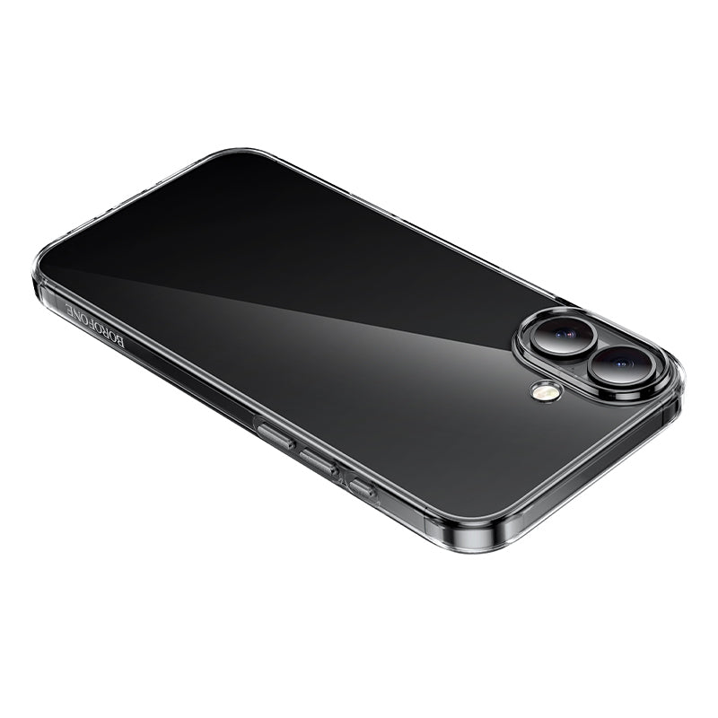 Coque pour Apple iPhone 17, Borofone, BI4 Ice, Transparente