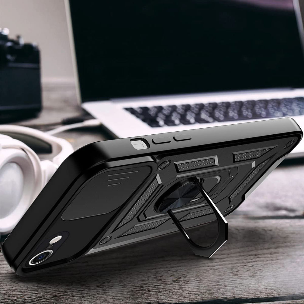 Coque pour Apple iPhone 6 / 6s, Techsuit, CamShield, Noire
