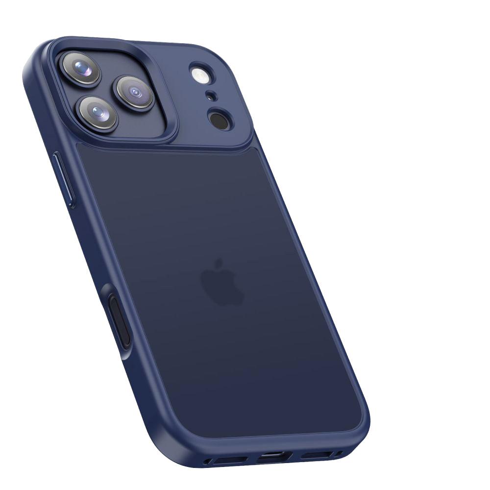 Étui pour Apple iPhone 17 Pro, Tech-Protect, Magmat, Bleu Marine Mat