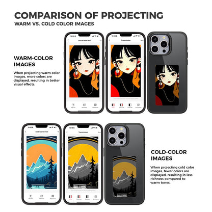 Coque pour Apple iPhone 14 Pro, OEM, Écran E-Ink Personnalisé, Noir