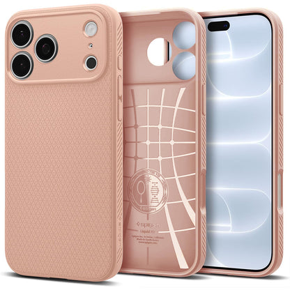 Coque pour Apple iPhone 18 Pro Max / 17 Pro Max, Spigen, Liquid Air, Rose ACS12115