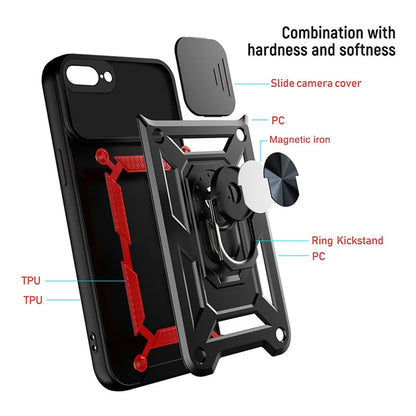 Case for Apple iPhone 8 Plus / 7 Plus, Techsuit, CamShield, Black