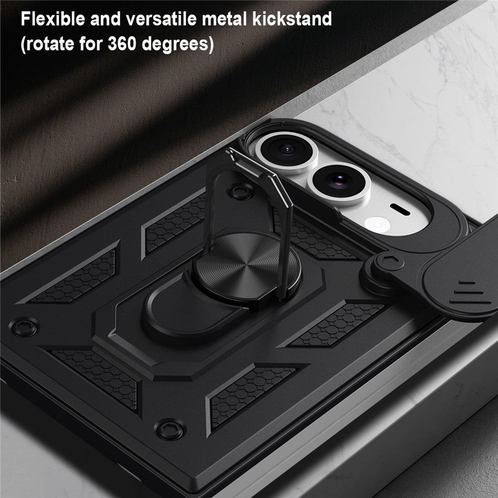 Coque pour Apple iPhone Duo, Techsuit, CamShield, Noire