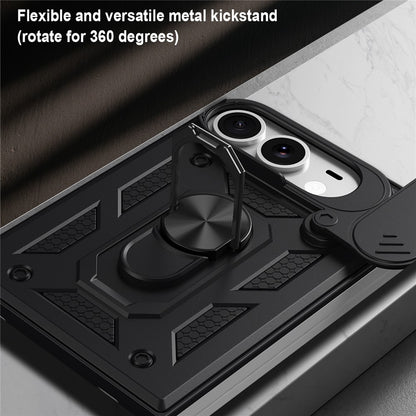 Coque pour Apple iPhone Duo, Techsuit, CamShield, Noire