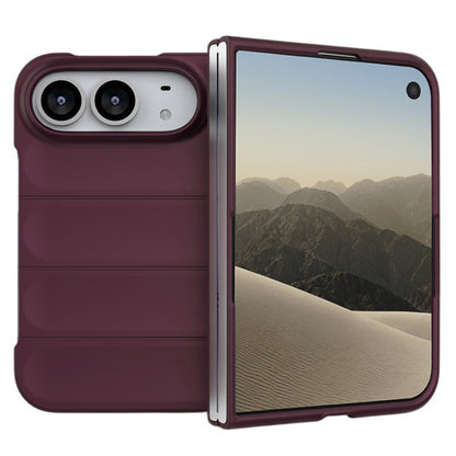 Coque Techsuit Magic Shield pour Apple iPhone Duo, bordeaux foncé