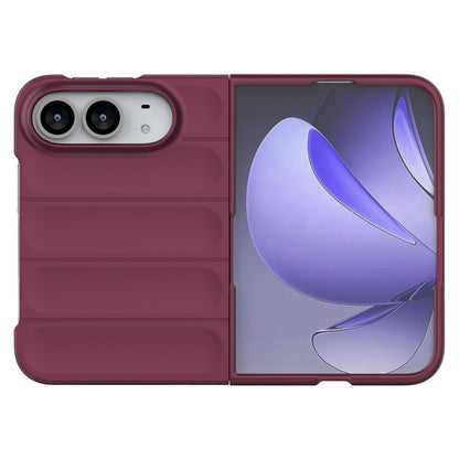 Coque Techsuit Magic Shield pour Apple iPhone Duo, bordeaux foncé