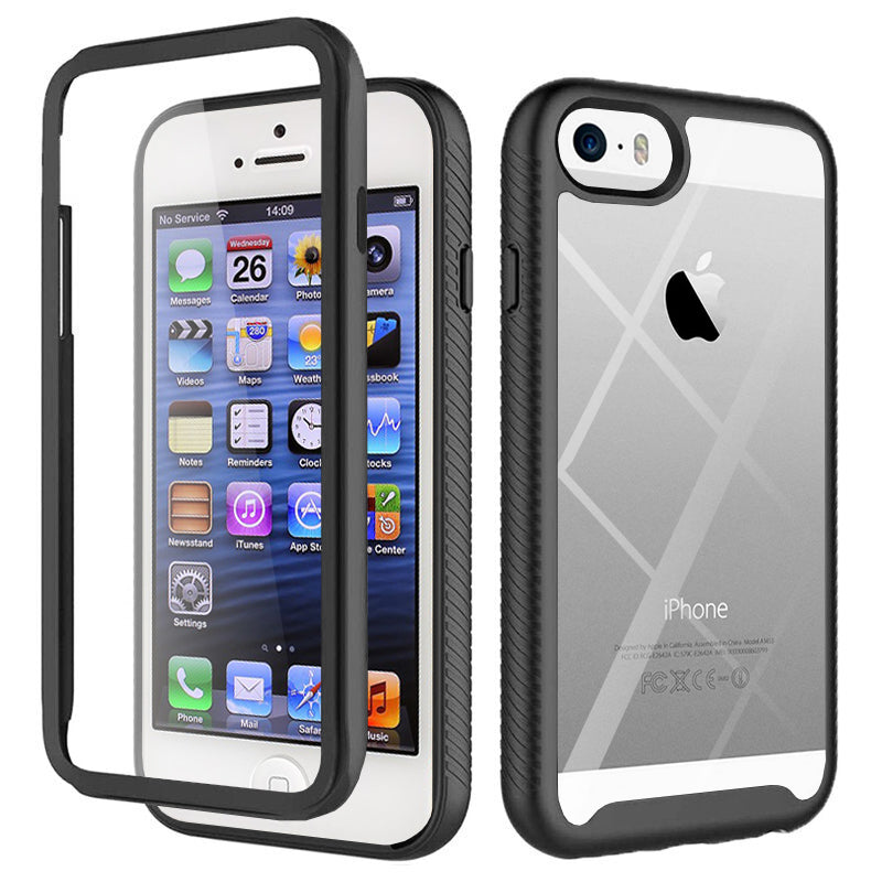 Coque pour Apple iPhone SE (2016) / 5 / 5s, Techsuit, Defense360 Pro, Noire