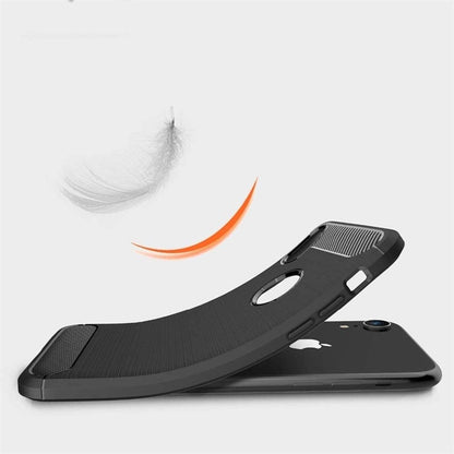 Coque pour Apple iPhone XR, Techsuit, Carbone, Noire