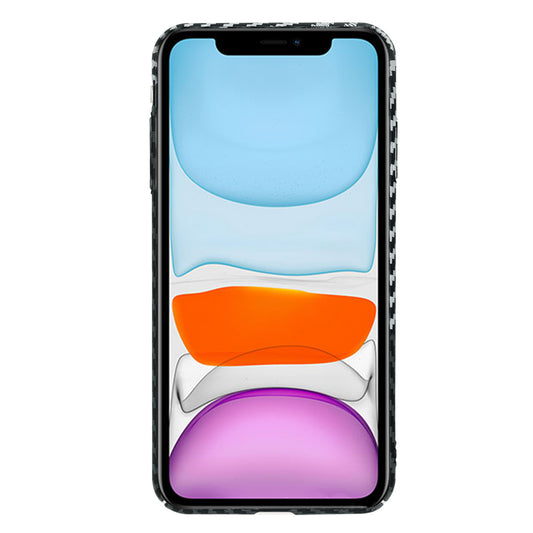 Coque pour Apple iPhone XR, Techsuit, Carbonite FiberShell, Noir Gris