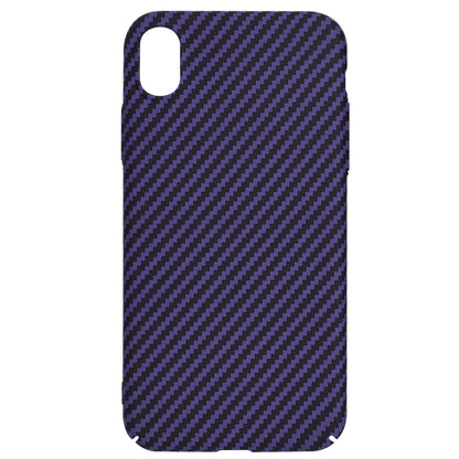 Case for Apple iPhone XR, Techsuit, Carbonite FiberShell, Purple