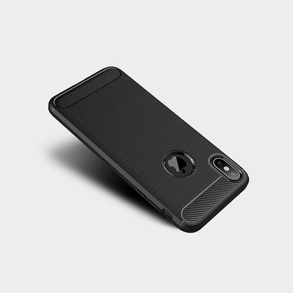 Coque pour Apple iPhone XS Max, Techsuit, Carbone, Noire