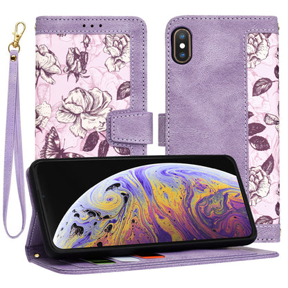 Coque pour Apple iPhone XS Max, Techsuit, FlipCraft, Violet