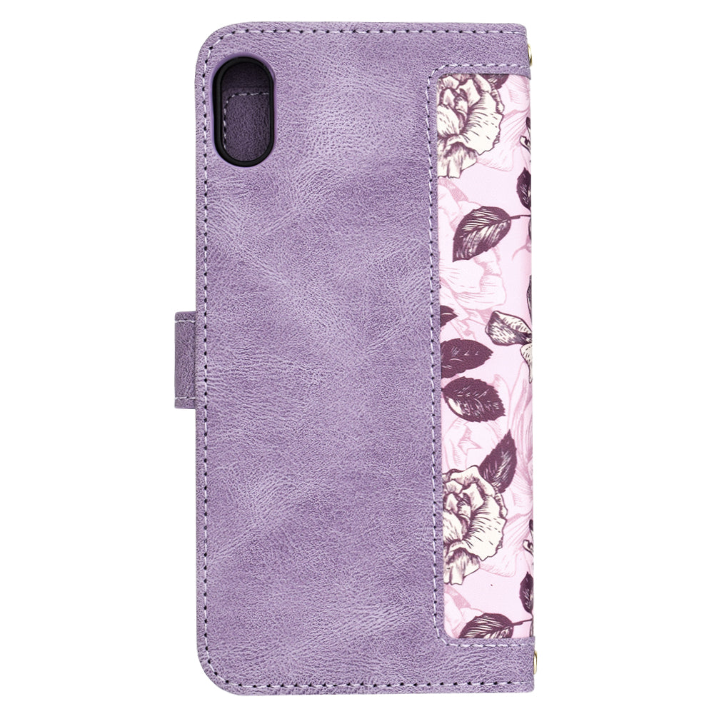 Coque pour Apple iPhone XS Max, Techsuit, FlipCraft, Violet
