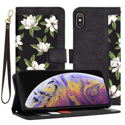 Coque pour Apple iPhone XS Max, Techsuit, FlipCraft, Noire