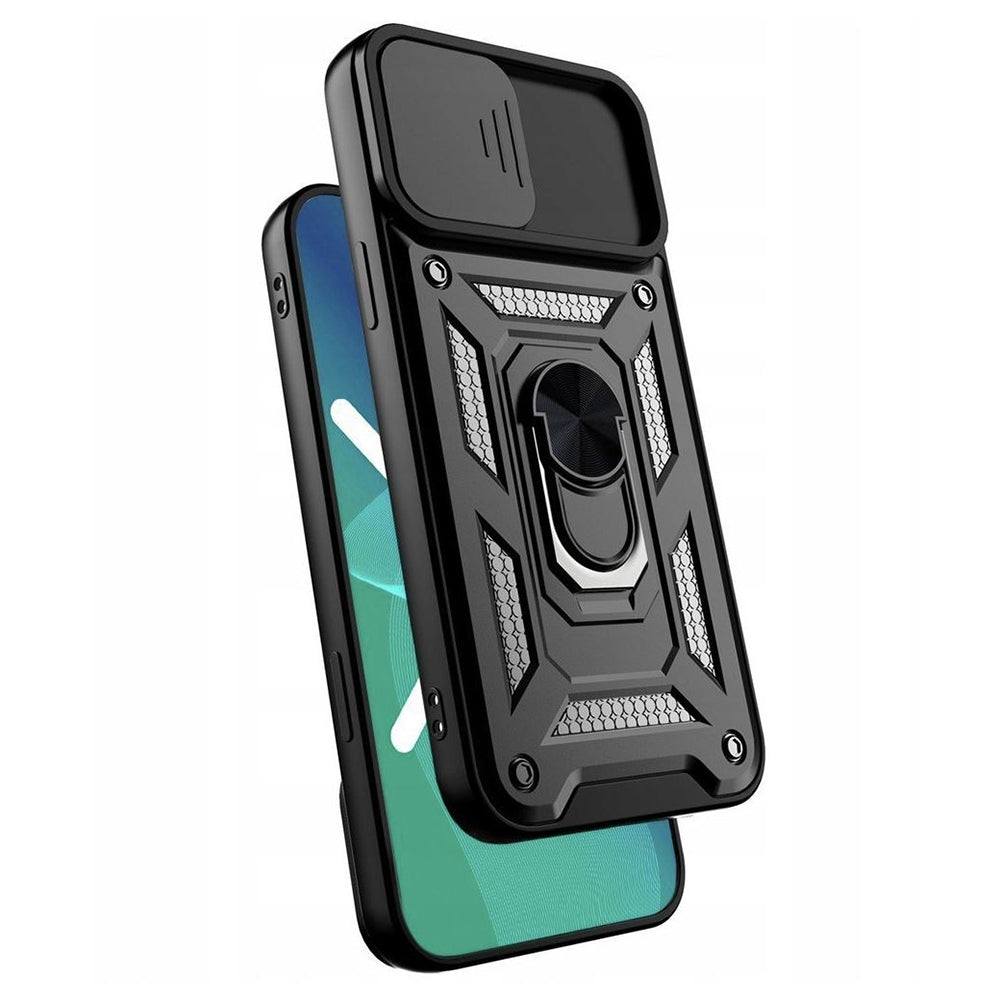 Coque pour Apple iPhone XS / X, Techsuit, CamShield, Noire