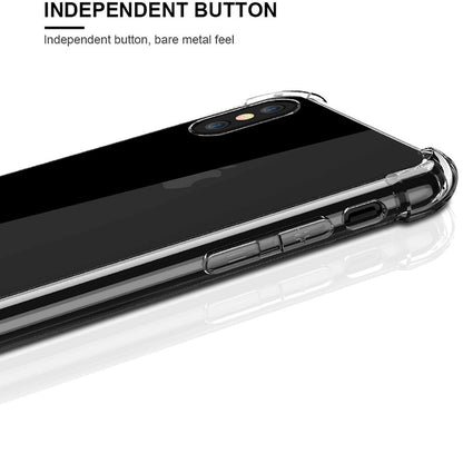 Case for Apple iPhone XS / X, Techsuit, Shockproof Clear, Transparent