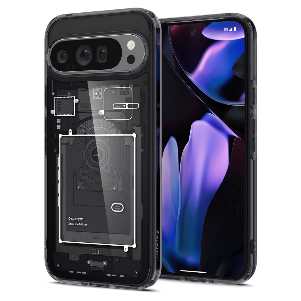 Étui pour Google Pixel 9 Pro XL, Spigen, Ultra Hybrid Zero One, Noir ACS07722 