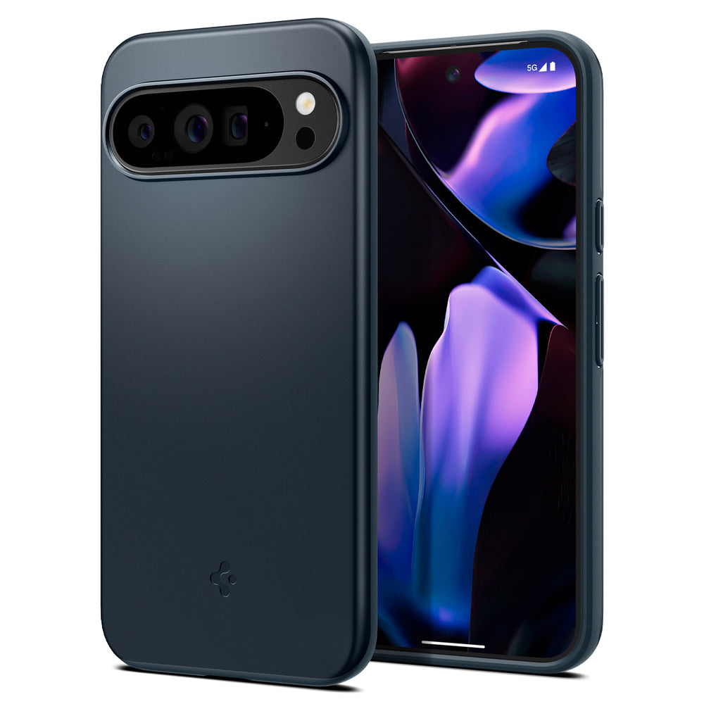 Étui pour Google Pixel 9 Pro XL, Spigen, Thin Fit, Bleu Marine ACS07732