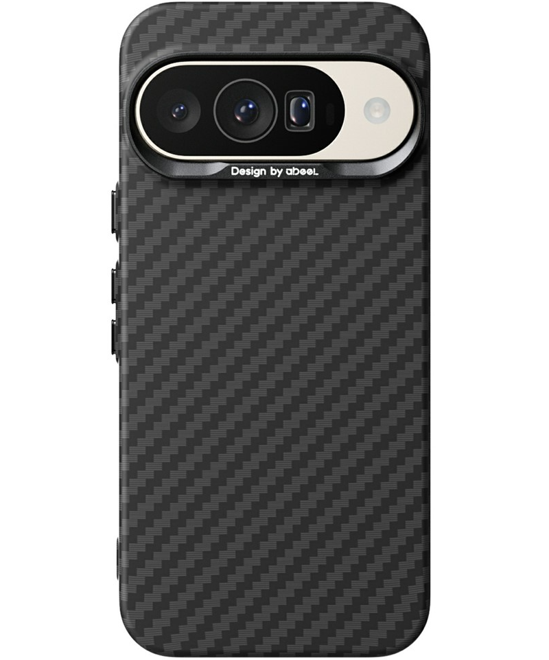 Coque pour Google Pixel 10 Pro / 10, Abeei, Carbone Minimaliste, Noire