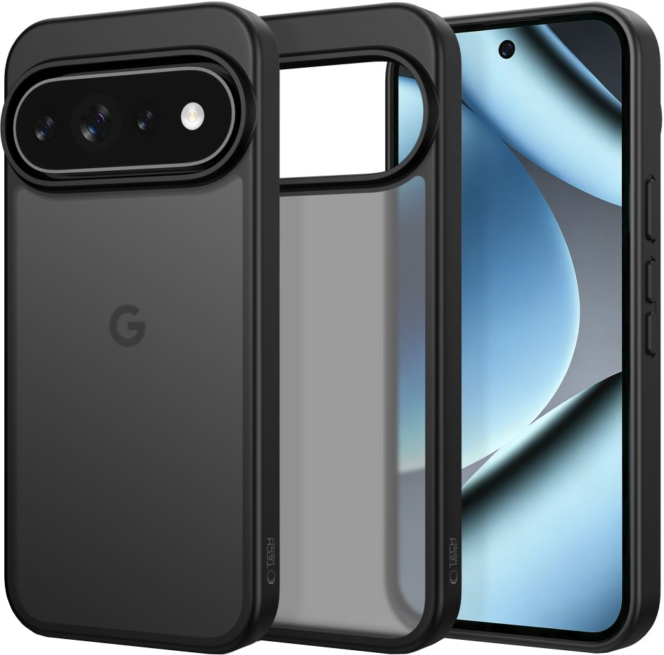 Case for Google Pixel 11 Pro / 11 / 10 Pro / 10 / 9, Tech-Protect, Magmat, Matte Black