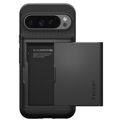 Étui pour Google Pixel 9 Pro XL, Spigen, Slim Armor CS, Noir ACS07729