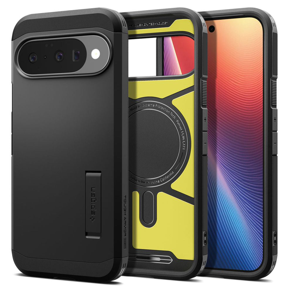 Coque pour Google Pixel 10 Pro / 10, Spigen, Tough Armor, Noire