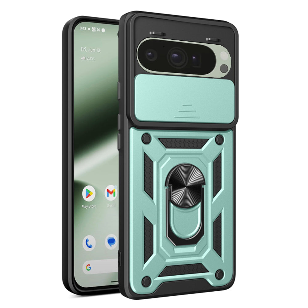 Coque pour Google Pixel 10 Pro / 10, Techsuit, CamShield, Vert