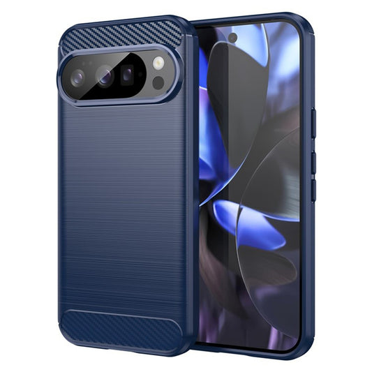 Coque pour Google Pixel 10 Pro / 10, Techsuit, Carbone, Bleue