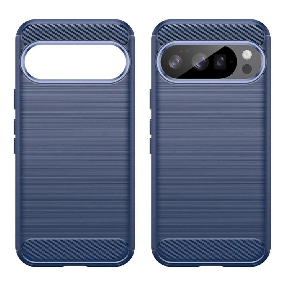 Coque pour Google Pixel 10 Pro / 10, Techsuit, Carbone, Bleue