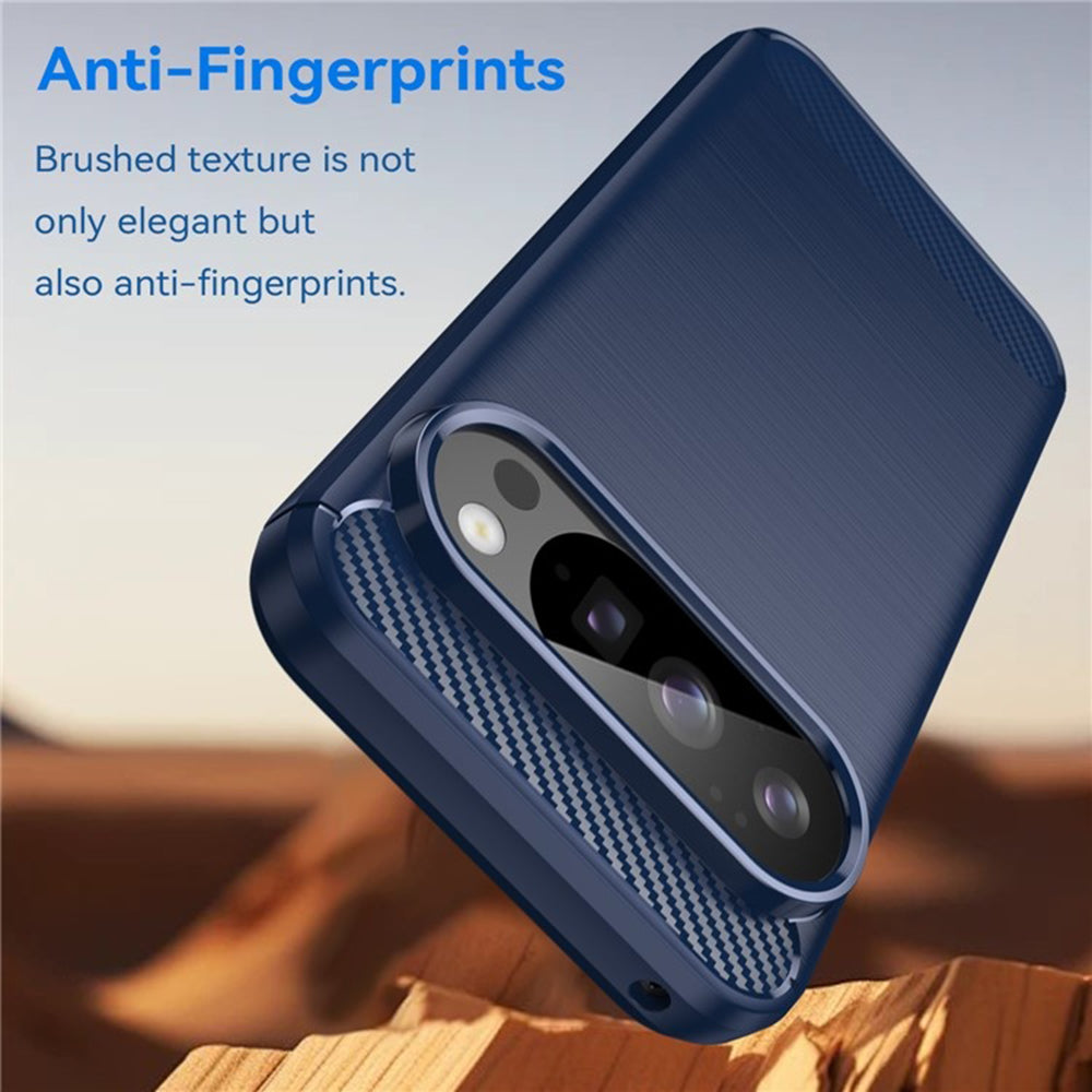 Coque pour Google Pixel 10 Pro / 10, Techsuit, Carbone, Bleue