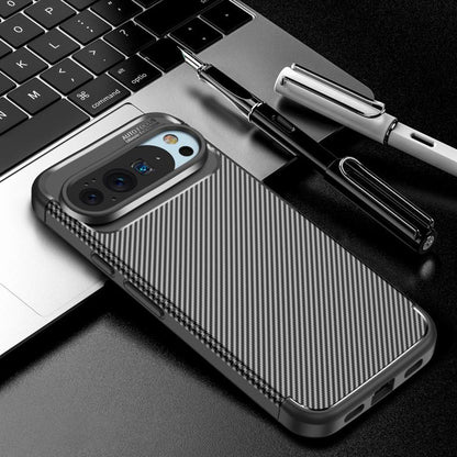 Coque pour Google Pixel 10 Pro / 10, Techsuit, Fibre de carbone, Noire
