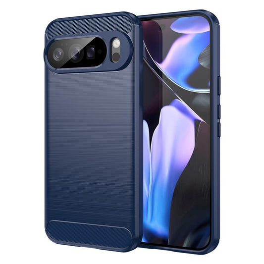 Coque pour Google Pixel 10 Pro XL, Techsuit, Carbone, Bleue